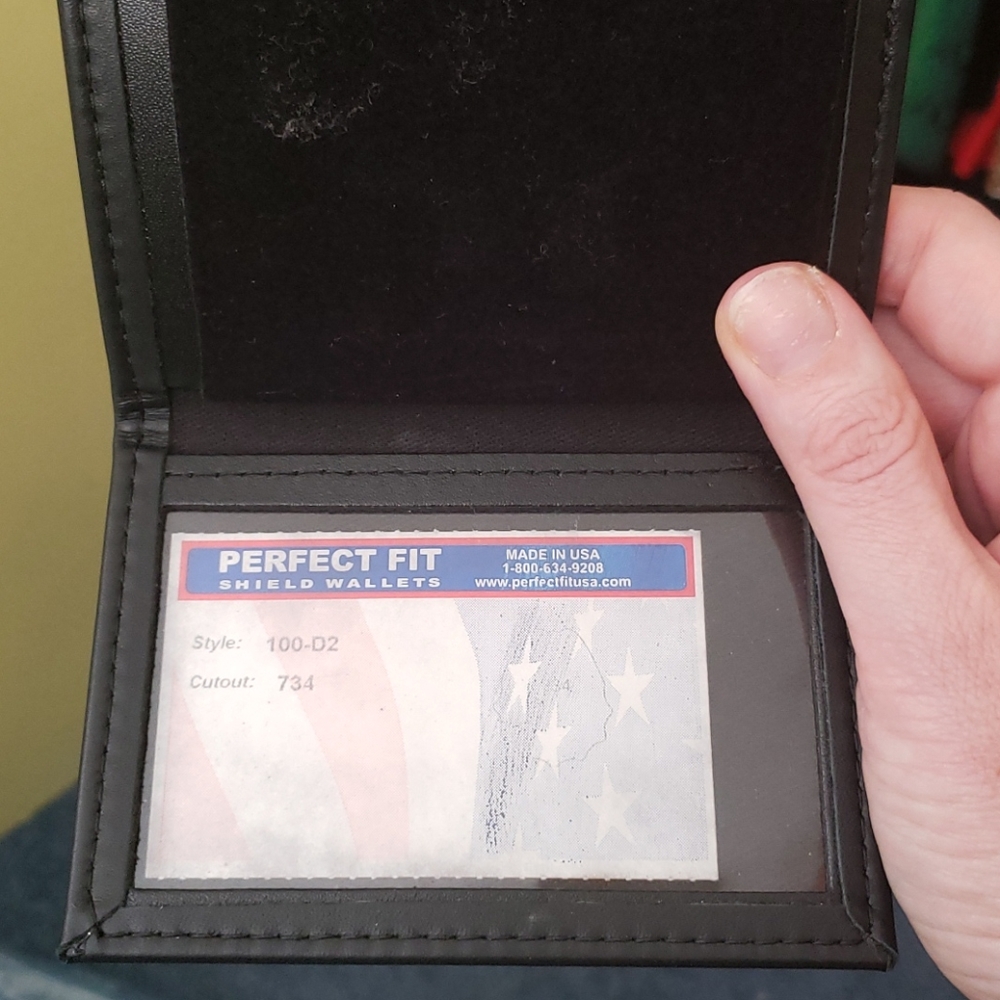 Perfect fit badge wallet